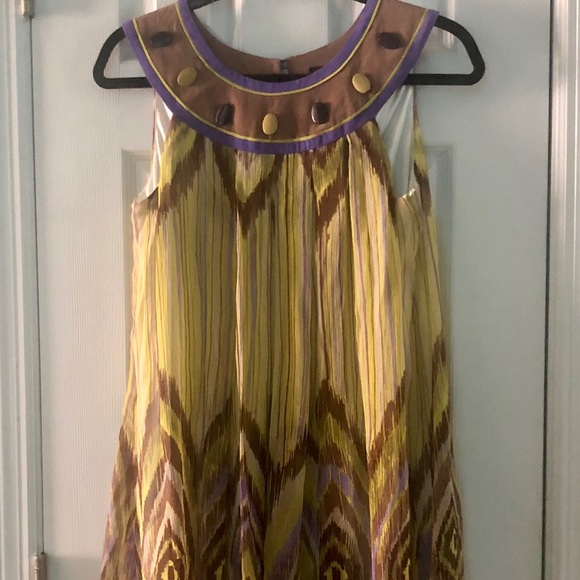 JAX Sleeveless Lime Green Mini Dress-Small - Picture 1 of 6